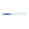 Urinflaschenbürste aus Polypropylen mit weißer Bürste und blauem Griff, 37 cm lang, für die hygienische Reinigung von Urinflaschen.