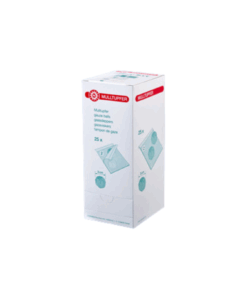 Sterile Mulltupfer von Noba, rund geschlungen, Ø 3 cm, 25 x 2 Stück