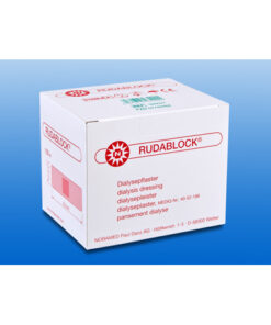 Noba Rudablock Dialysepflaster – 2,5 x 8,5 cm, weiß, steril, einzeln verpackt