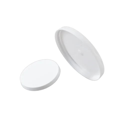 Medizinbecherdeckel 30 ml – PE, weiß, 500 Stück Beutel
