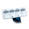 Med-Comfort Medikamentendispenser Einweg XL mit 4 Fächern & Schiebeblister