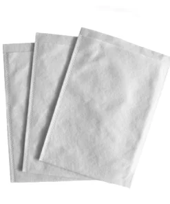 TEMDEX Einmal-Waschhandschuhe – Molton, weiß, 16 × 23 cm