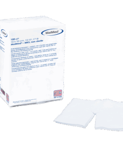 Unsterile MaiMed® MKS Mull-Schlitzkompressen mit Y-Schnitt – 100 Stück für die professionelle Wundversorgung