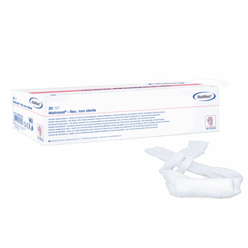 Mainasal® flex Nasenverband mit weicher Tamponade und Ohrschlaufen – postoperativ, 20 Stück