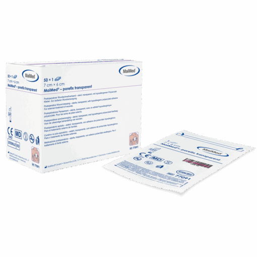 MaiMed® porefix transparent steril – postoperativer, keimdichter Wundschnellverband mit Sichtkontrolle