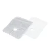 Sterile ABE® Tracheal Schlitzlochkompressen von Meditrade – 8 x 10 cm, mit Metalline-Beschichtung