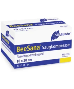 Sterile BeeSana Saugkompressen in verschiedenen Größen
