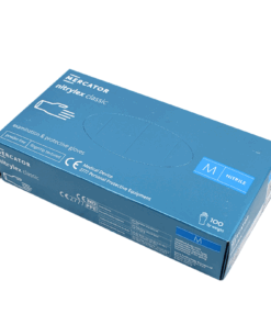 Mercator Nitrylex Classic Nitrilhandschuhe – blau, 100 Stück, puderfrei