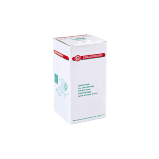 Noba Zinkgelbinde – Zinkleimbinde, 10 cm breit, halbstarr, einzeln verpackt