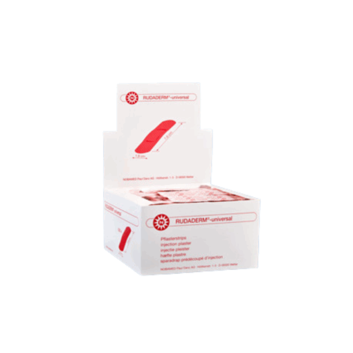 Rudaderm-universal Pflasterstrips von Noba – steril, hautfarben, flexibel, 500 Stück