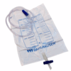 Steriler Urinbeutel mit Rücklaufsperre, Schiebeklemme & 90 cm Schlauch – 2000 ml