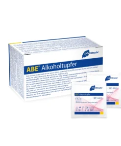 Meditrade Alkoholtupfer zur Hautreinigung – 100 Stück, einzeln verpackt, 70 % Isopropylalkohol