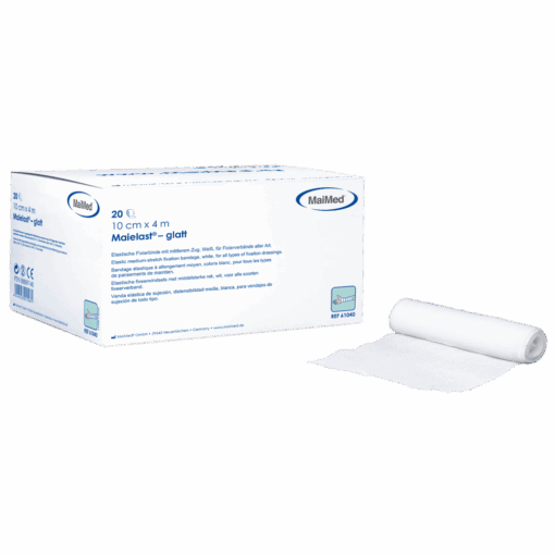 Maielast® glatt elastische Fixierbinde – luftdurchlässig und latexfrei, 4 m lang