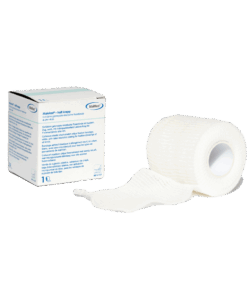 Maielast® haft krepp Fixierbinde – elastisch, selbsthaftend, weiß, für Gelenke und sensible Körperstellen