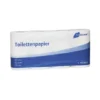 Meditrade Toilettenpapier – 3-lagig, weiß, Zellstoff, 8 Rollen à 250 Blatt