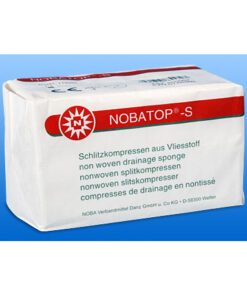 Noba Nobatop-S Schlitzkompressen – unsteril, 6-fach, Y-Einschnitt, 100 Stück