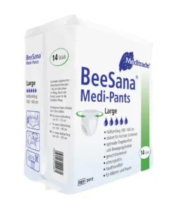 BeeSana Medi-Pants – Einweghosen bei Inkontinenz, diskret, 14 Stück, Größen M–XL