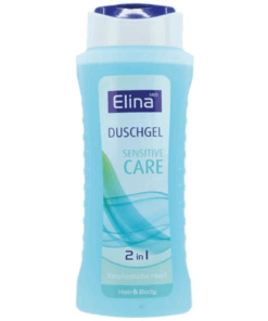 Elina 2in1 Duschgel Sensitive Care – sanfte Reinigung für Haut und Haare, 300 ml