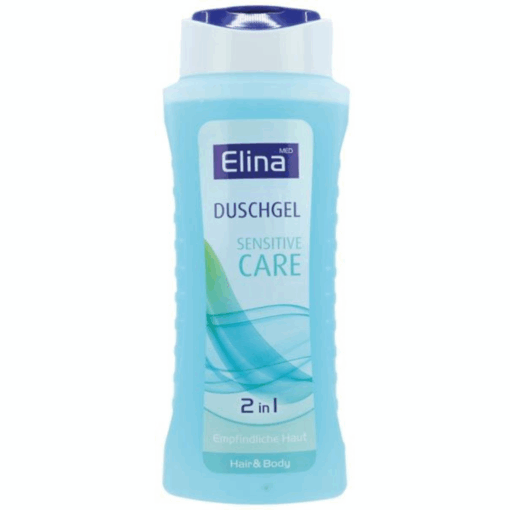 Elina 2in1 Duschgel Sensitive Care – sanfte Reinigung für Haut und Haare, 300 ml